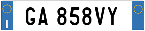 Truck License Plate
